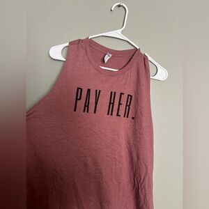 Bella Canvas Women's Muscle Tee in Mauve